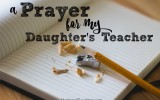 Mothers of Daughters - prayer for teacher