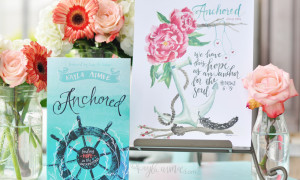 Order Anchored: Finding Hope in the Unexpected by Kayla Aimee and receive a free 8x10 downloadable print from @gracelaced art!